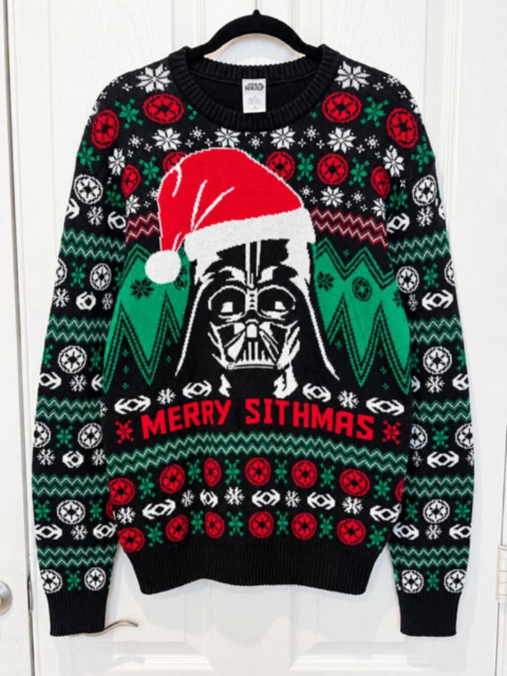 Star Wars Darth Vader Merry Sithmas Ugly Christmas Sweater Mens XL Holiday